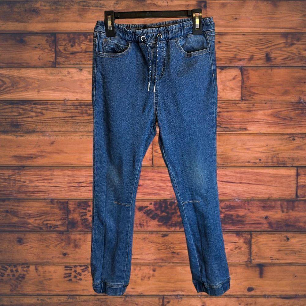 5 for $25🔥Girls Small (8) Steve's Jeans Cuffed Hem Elastic Waist Jeans